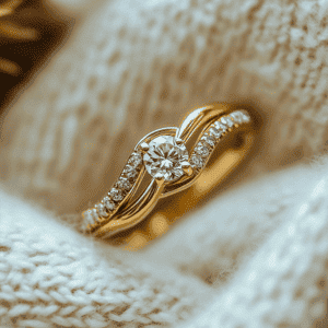 Classic Gold Diamond Ring